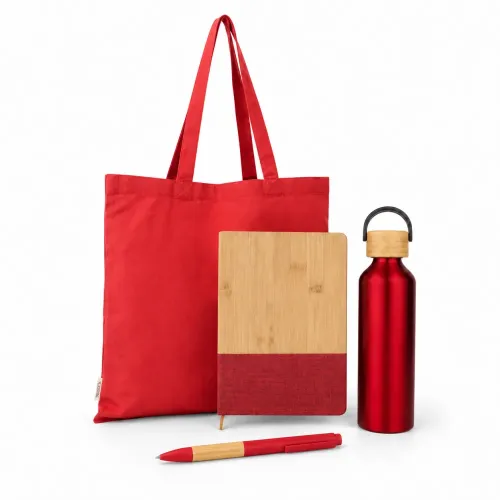 Kit bambú colors Rojo
