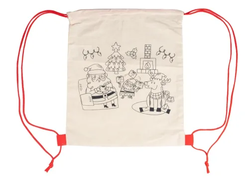 Bolsa para colorear Santa