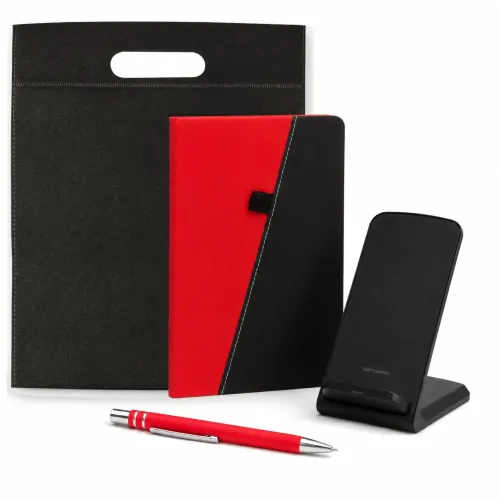 Set ejecutive plus black Rojo